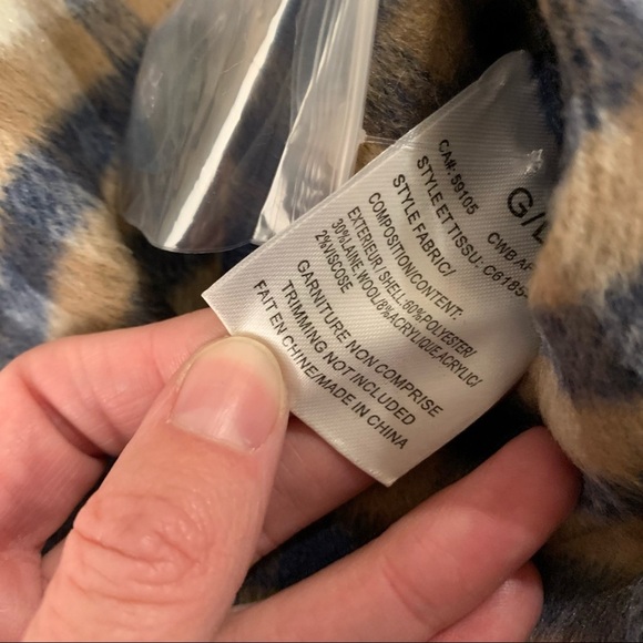 Charlie b collections reversible fall plaid button up coat - Picture 9 of 9